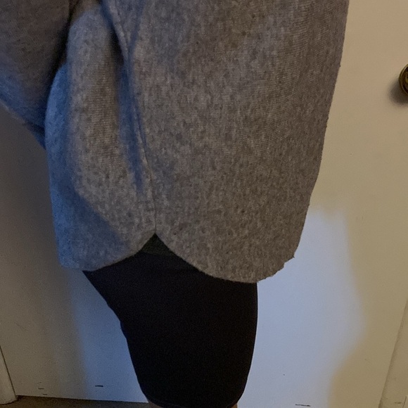 Vila Milano grey oval neck sweater. - Picture 4 of 8